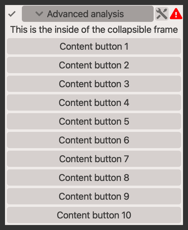 qt collapsible