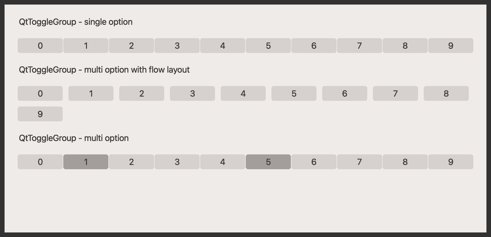 qt toggle group